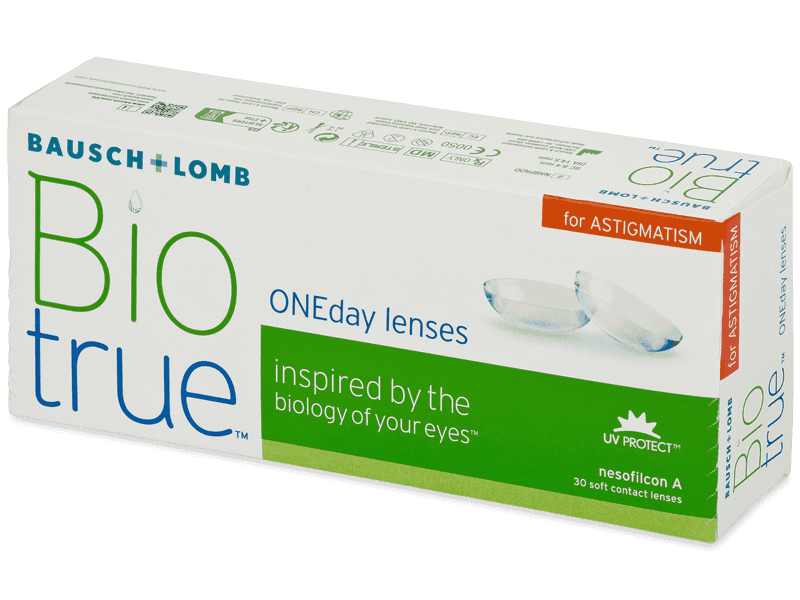 Biotrue ONEday for Astigmatism (30 čoček) - Torické kontaktní čočky