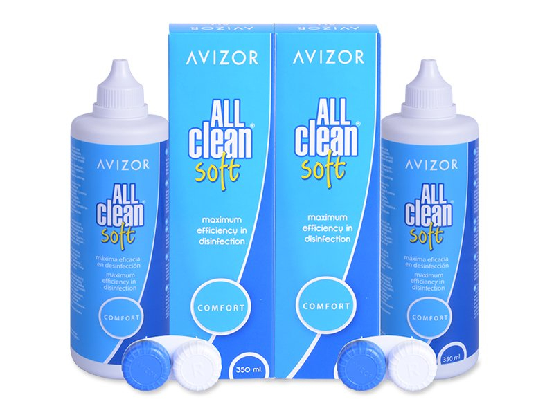 Roztok Avizor All Clean Soft 2x 350 ml  - Výhodné dvojbalení roztoku