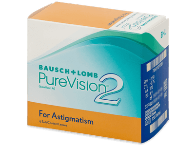 PureVision 2 for Astigmatism (6 čoček) - Torické kontaktní čočky