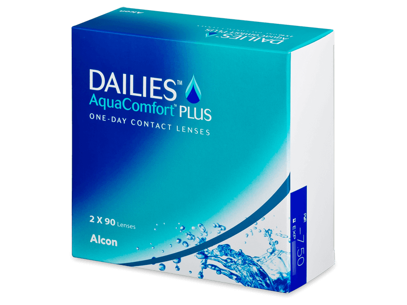 Dailies AquaComfort Plus (180 čoček) - Jednodenní kontaktní čočky