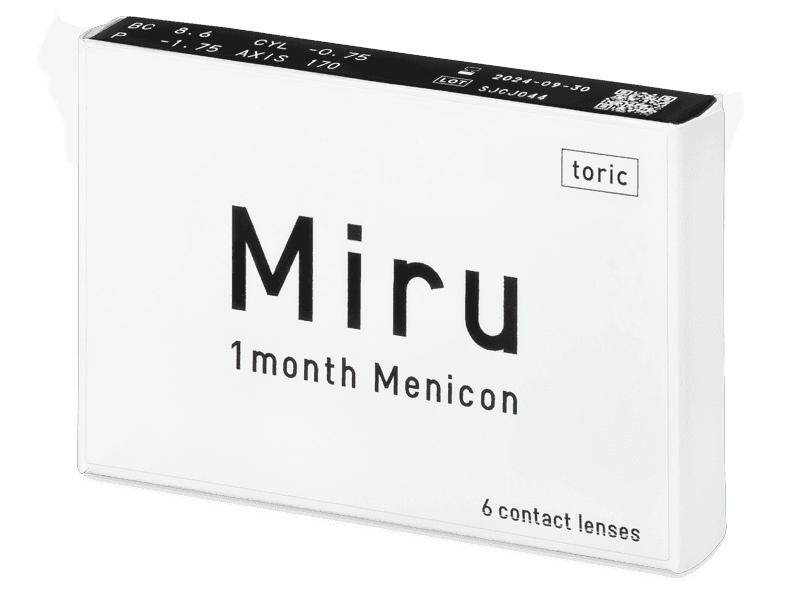 Miru 1month Menicon toric (6 čoček) - Torické kontaktní čočky