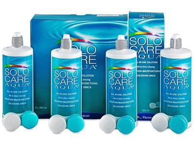 Roztok SoloCare Aqua 4x 360 ml - Předchozí design