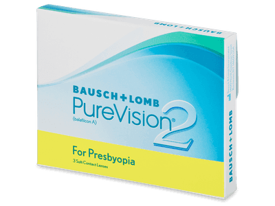 PureVision 2 for Presbyopia (3 čočky) - Multifokální kontaktní čočky