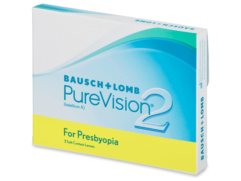 PureVision 2 for Presbyopia (3 čočky) - Multifokální kontaktní čočky