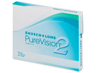 PureVision 2 (3 čočky) - Měsíční kontaktní čočky