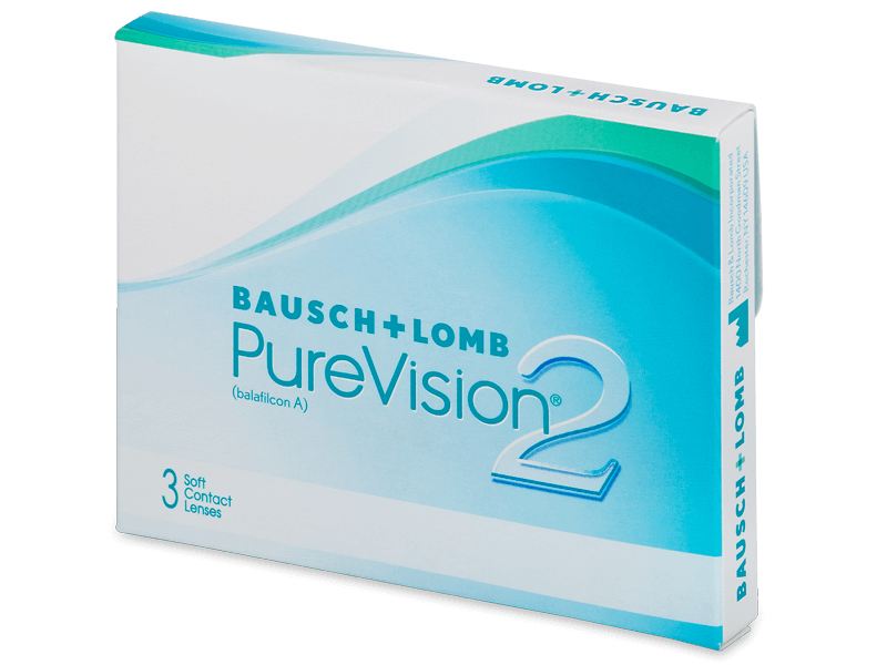 PureVision 2 (3 čočky) - Měsíční kontaktní čočky