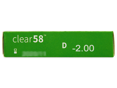 Clear 58 (6 čoček) - Náhled parametrů čoček