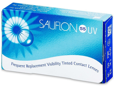 Sauflon 55 UV (6 čoček) - Měsíční kontaktní čočky