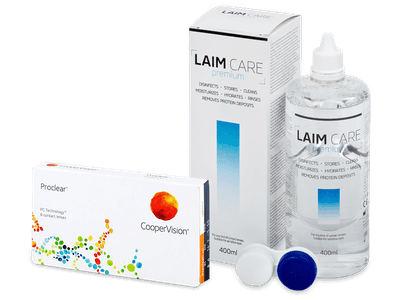 Proclear Sphere (6 čoček) + roztok Laim-Care 400 ml