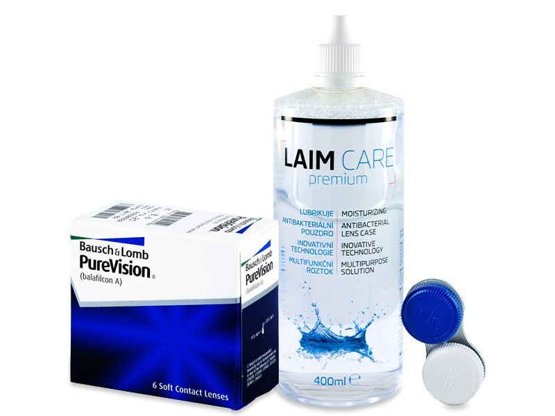 PureVision (6 čoček) + roztok Laim-Care 400ml