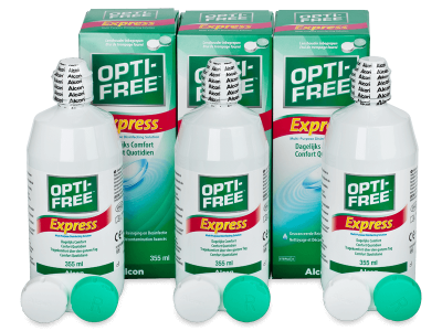 Roztok Opti-Free Express 3 x 355 ml  - Výhodné trojbalení roztoku
