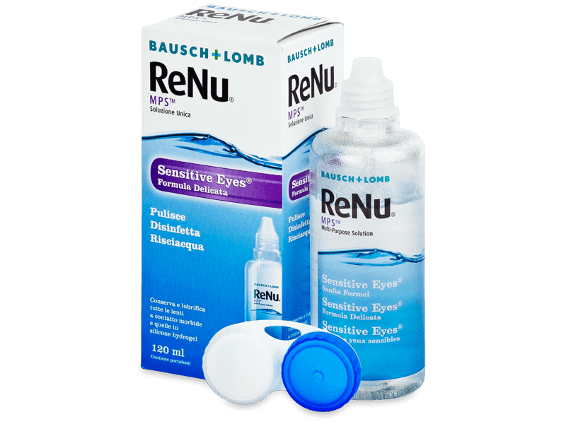 Roztok ReNu MPS Sensitive Eyes 120 ml - Čisticí roztok