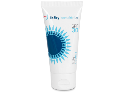 Ochranný krém na opalování s faktorem SPF 30 v malém balení 50 ml. Chraňte svou kůži a zabraňte podráždění prudkým sluncem.