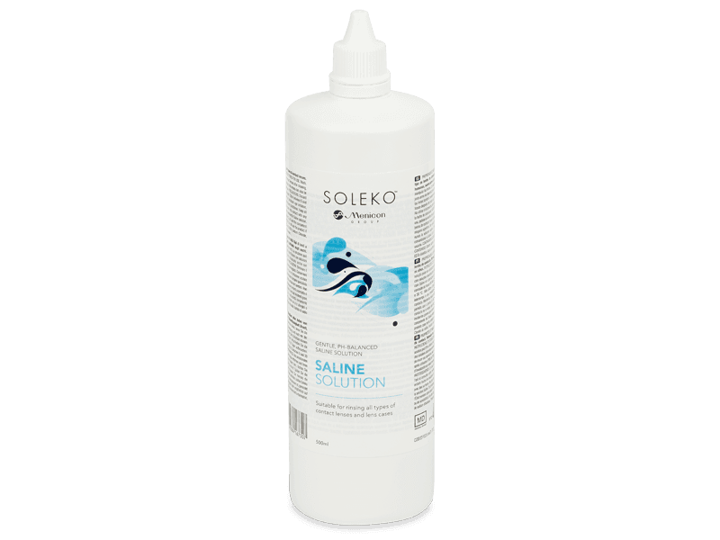 Oplachovací roztok Saline 500 ml - Čisticí roztok