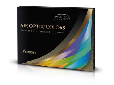 Air Optix Colors - Blue - dioptrické (2 čočky) - Barevné kontaktní čočky