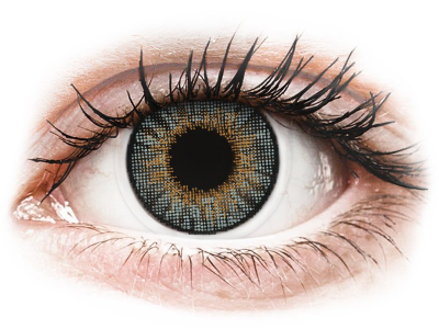 Air Optix Colors - Grey - dioptrické (2 čočky) - Barevné kontaktní čočky