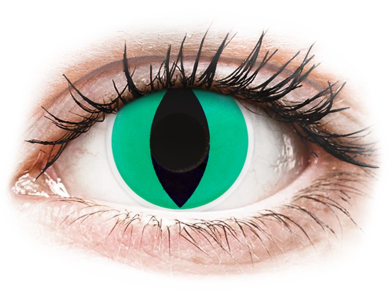 ColourVUE Crazy Lens - Anaconda - nedioptrické (2 čočky) - Barevné kontaktní čočky