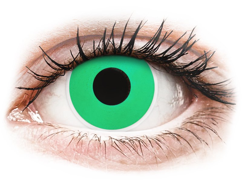 ColourVUE Crazy Lens - Emerald (Green) - nedioptrické (2 čočky) - Barevné kontaktní čočky
