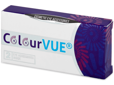 ColourVUE Crazy Lens - White Zombie - dioptrické (2 čočky) - Produkt je dostupný také v této variantě balení