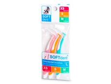 Mezizubní kartáčky SOFTdent 3 ks ZAHNUTÉ
