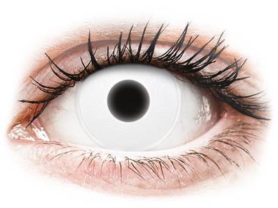 ColourVUE Crazy Glow - White - nedioptrické