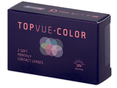 TopVue Color - Grey - dioptrické (2 čočky) - Barevné kontaktní čočky