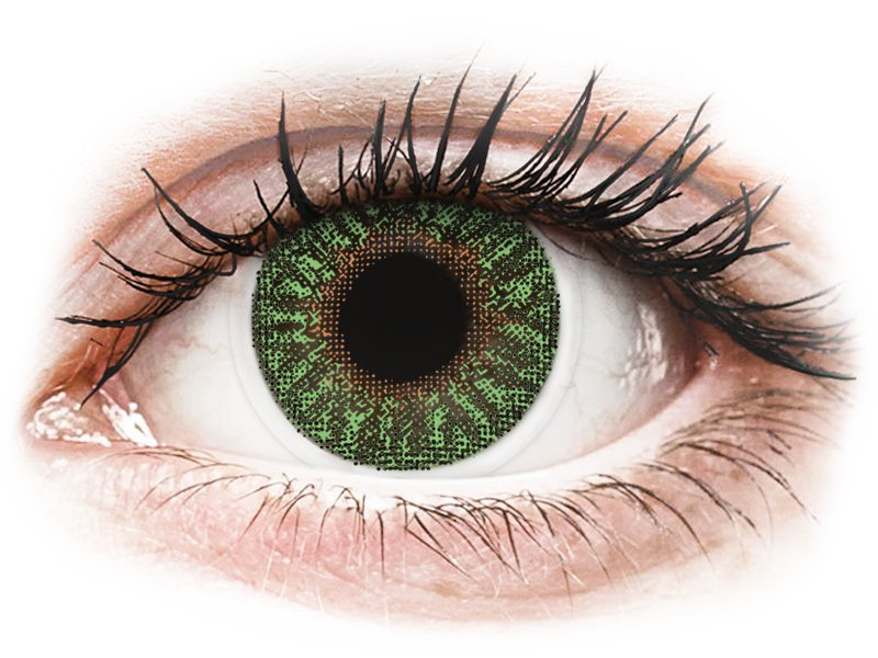 TopVue Color - Green - dioptrické (2 čočky) - Barevné kontaktní čočky