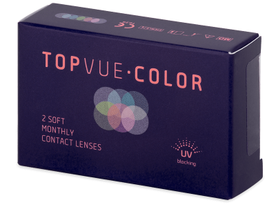 TopVue Color - True Sapphire - dioptrické (2 čočky) - Barevné kontaktní čočky