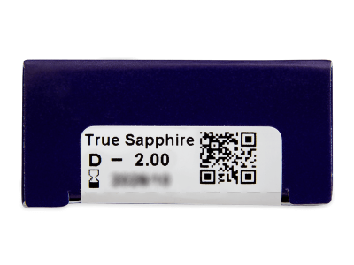 TopVue Color - True Sapphire - dioptrické (2 čočky) - Náhled parametrů čoček