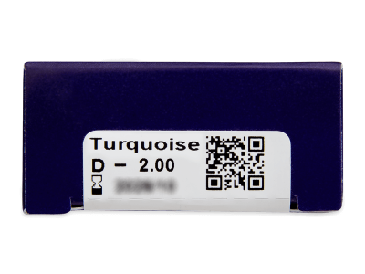 TopVue Color - Turquoise - dioptrické (2 čočky) - Náhled parametrů čoček