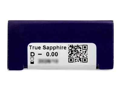 TopVue Color - True Sapphire - nedioptrické (2 čočky) - Náhled parametrů čoček