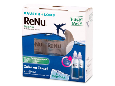 Roztok ReNu MultiPlus Flight Pack 2x 60 ml - Předchozí design