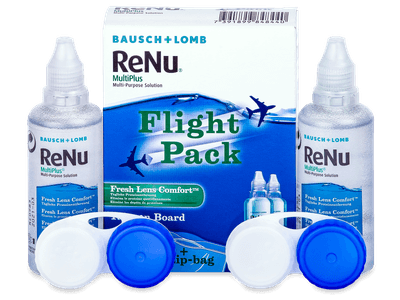 Roztok ReNu MultiPlus Flight Pack 2x 60 ml - Čistící roztok