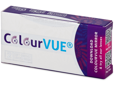 ColourVUE Glamour Aqua - nedioptrické (2 čočky) - Produkt je dostupný také v této variantě balení