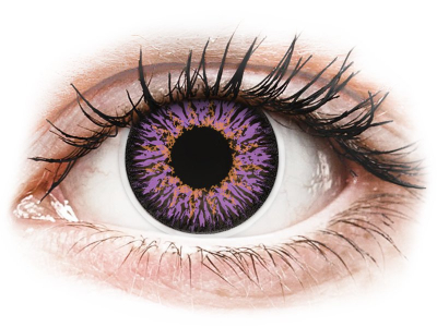 ColourVUE Glamour Violet - nedioptrické (2 čočky) - Barevné kontaktní čočky