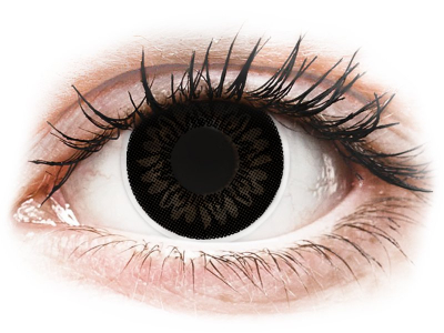 ColourVUE BigEyes Dolly Black - nedioptrické (2 čočky) - Barevné kontaktní čočky
