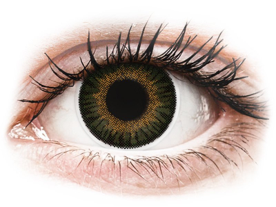ColourVUE 3 Tones Green - nedioptrické (2 čočky) - Barevné kontaktní čočky