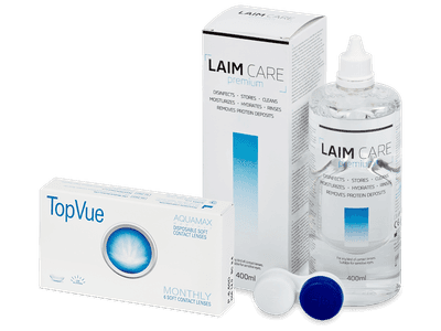 TopVue Monthly (6 čoček) + roztok Laim Care 400 ml