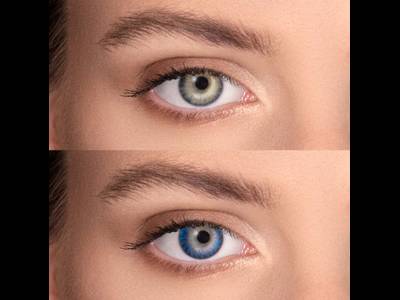 FreshLook ColorBlends Blue - dioptrické (2 čočky)