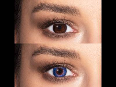 FreshLook ColorBlends Blue - dioptrické (2 čočky)