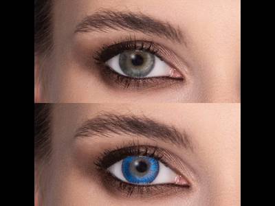 FreshLook ColorBlends True Sapphire - dioptrické (2 čočky)