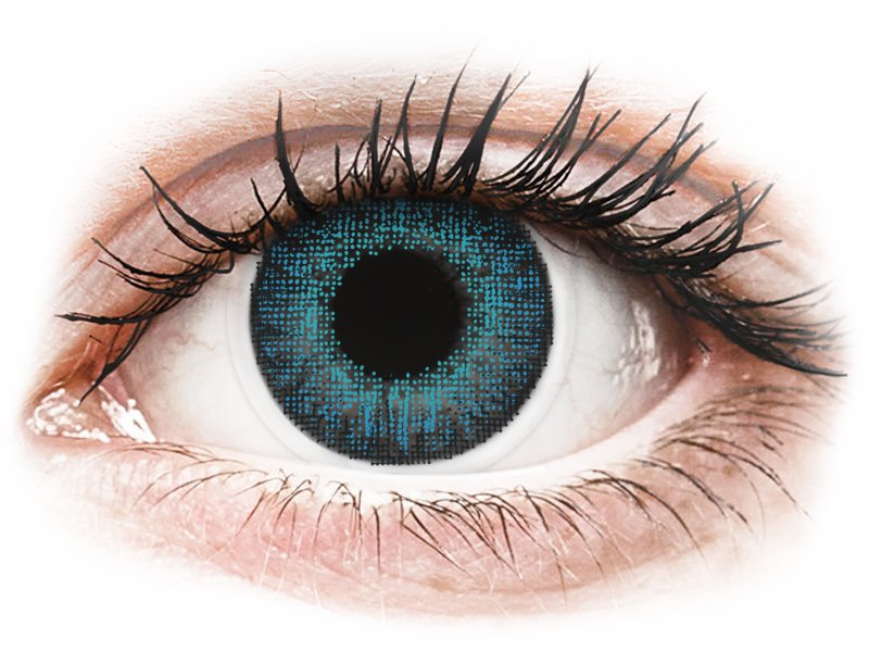 Air Optix Colors - Brilliant Blue - dioptrické (2 čočky) - Barevné kontaktní čočky