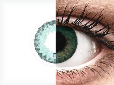 FreshLook Dimensions Carribean Aqua - dioptrické (6 čoček)