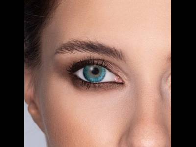 FreshLook Dimensions Carribean Aqua - dioptrické (6 čoček)