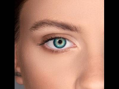 FreshLook Dimensions Carribean Aqua - dioptrické (6 čoček)