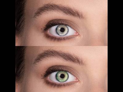 FreshLook Dimensions Sea Green - dioptrické (6 čoček)