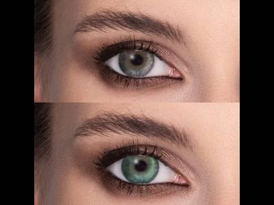 FreshLook Dimensions Sea Green - dioptrické (6 čoček)