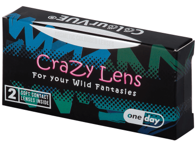 ColourVUE Crazy Lens - White Zombie - nedioptrické jednodenní (2 čočky) - Barevné kontaktní čočky
