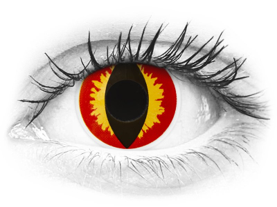 ColourVUE Crazy Lens - Dragon Eyes - nedioptrické jednodenní (2 čočky)