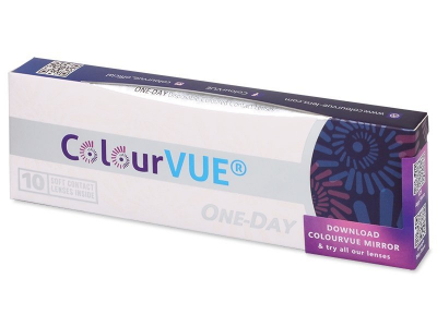 ColourVue One Day TruBlends Green - dioptrické (10 čoček) - Produkt je dostupný také v této variantě balení